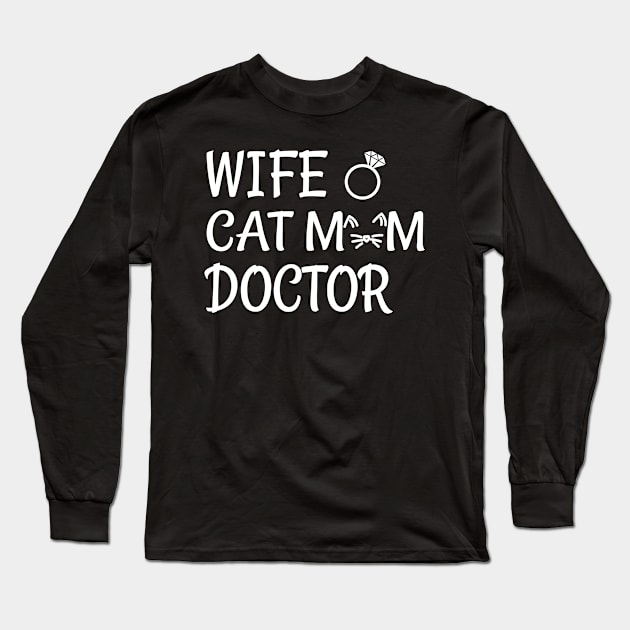 Doctor Long Sleeve T-Shirt by Elhisodesigns